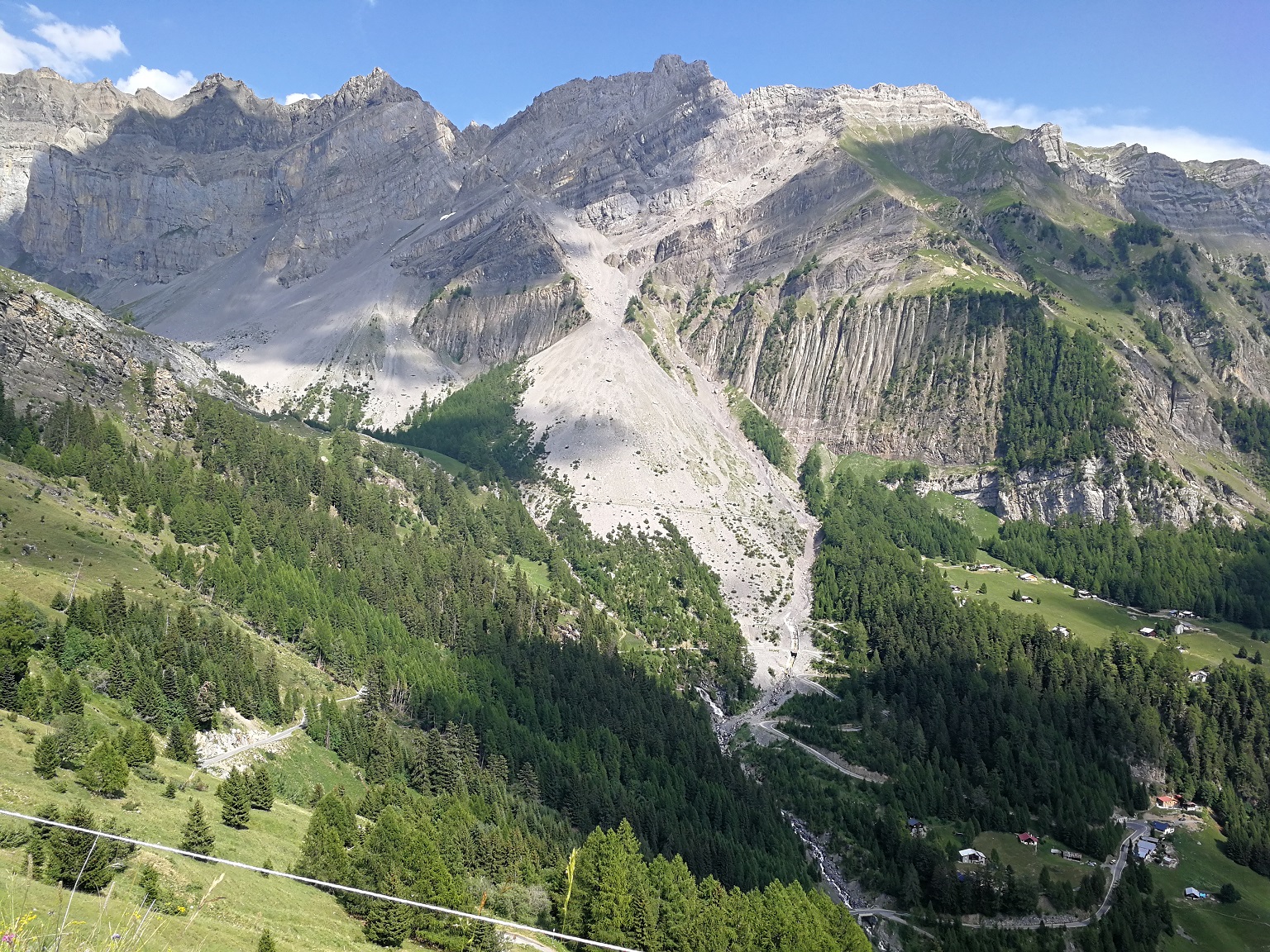 Paysage vallée du Sanetsch